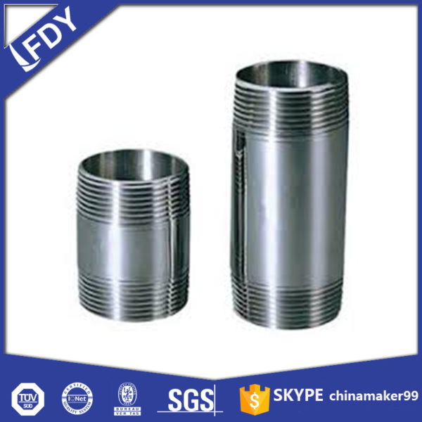 Acoplador de agua flexible de metal barril pezón