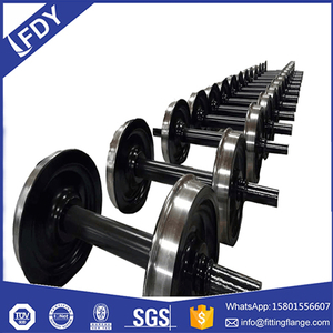 FABRICANTE DE CHINA RUEDA DE FERROCARRIL Y EJE PARA JUEGO DE RUEDAS